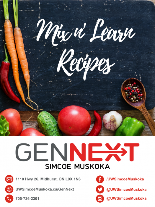 GenNext Mix n' Learn Cook Book cover